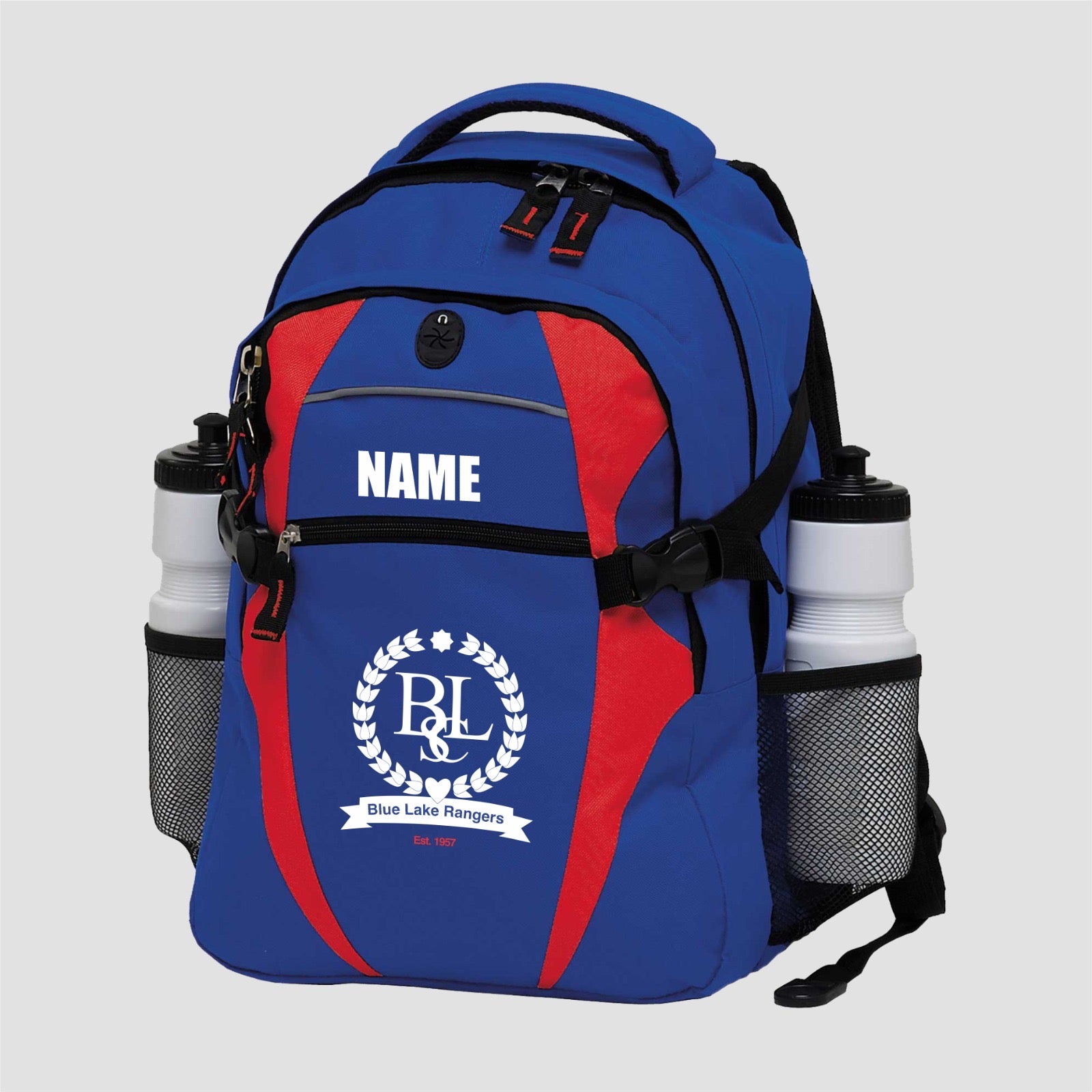 BLUE LAKE  SOCCER CLUB - BACKPACK with name or initial