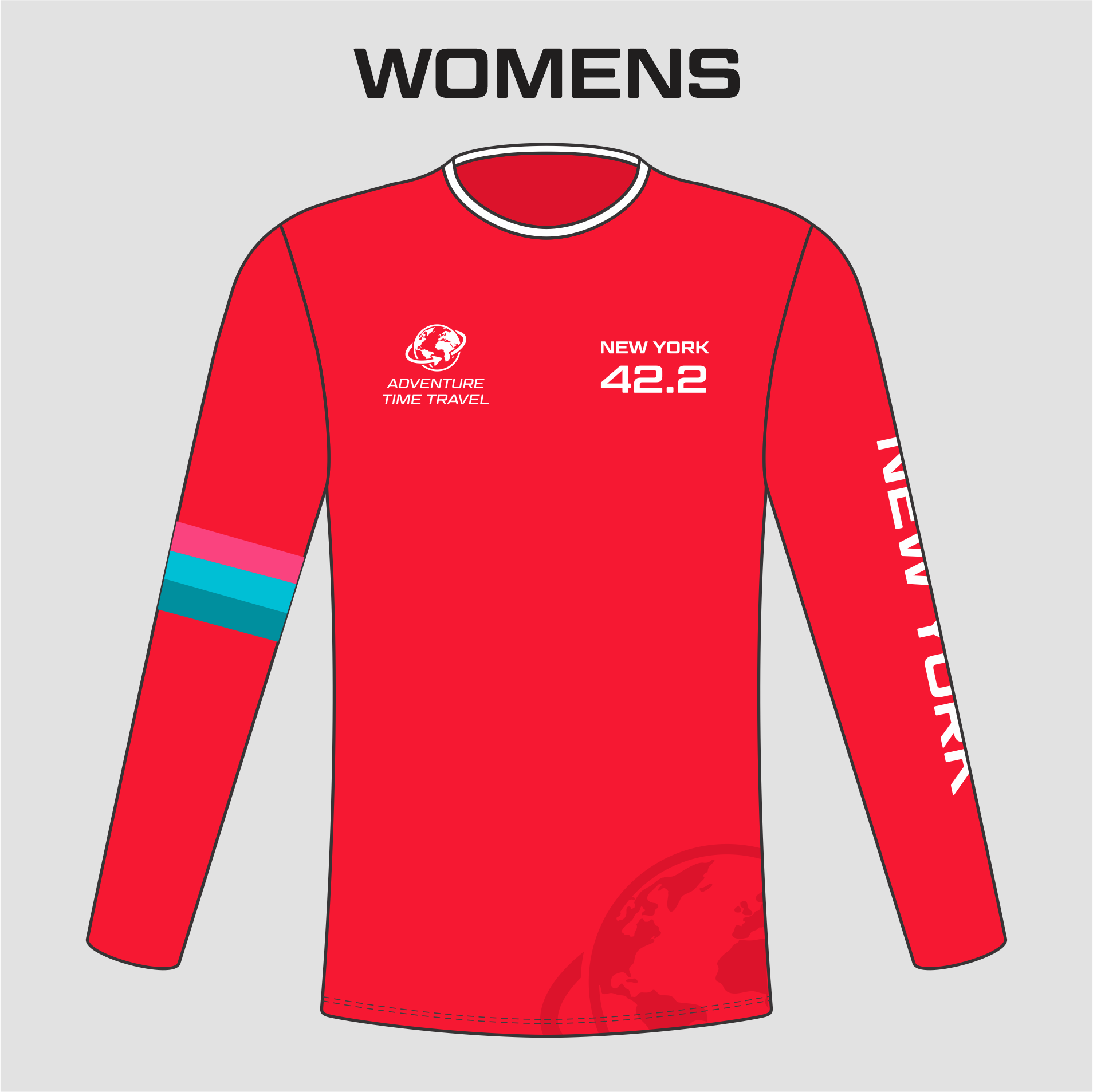 New York Runner  ATT Tee  Long sleeve  - Only one included in package for Runners