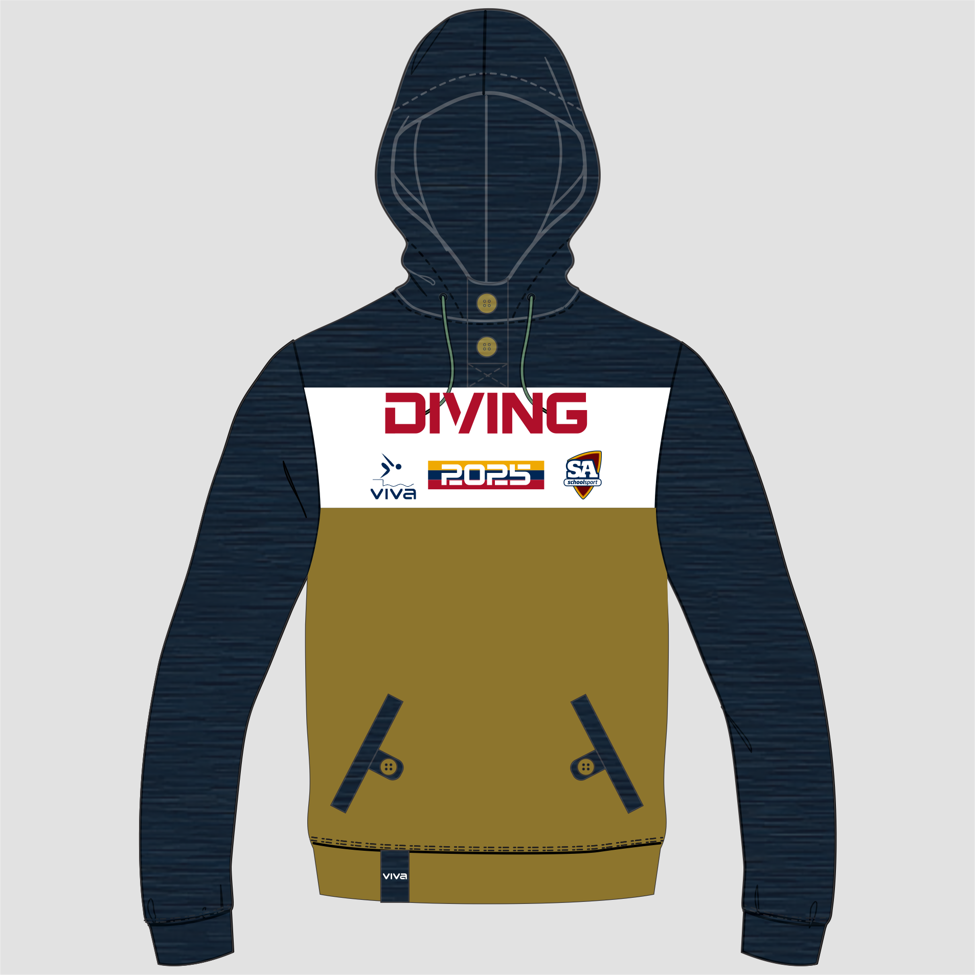 SSSA DIVING EVENT HOODIE BEIGE