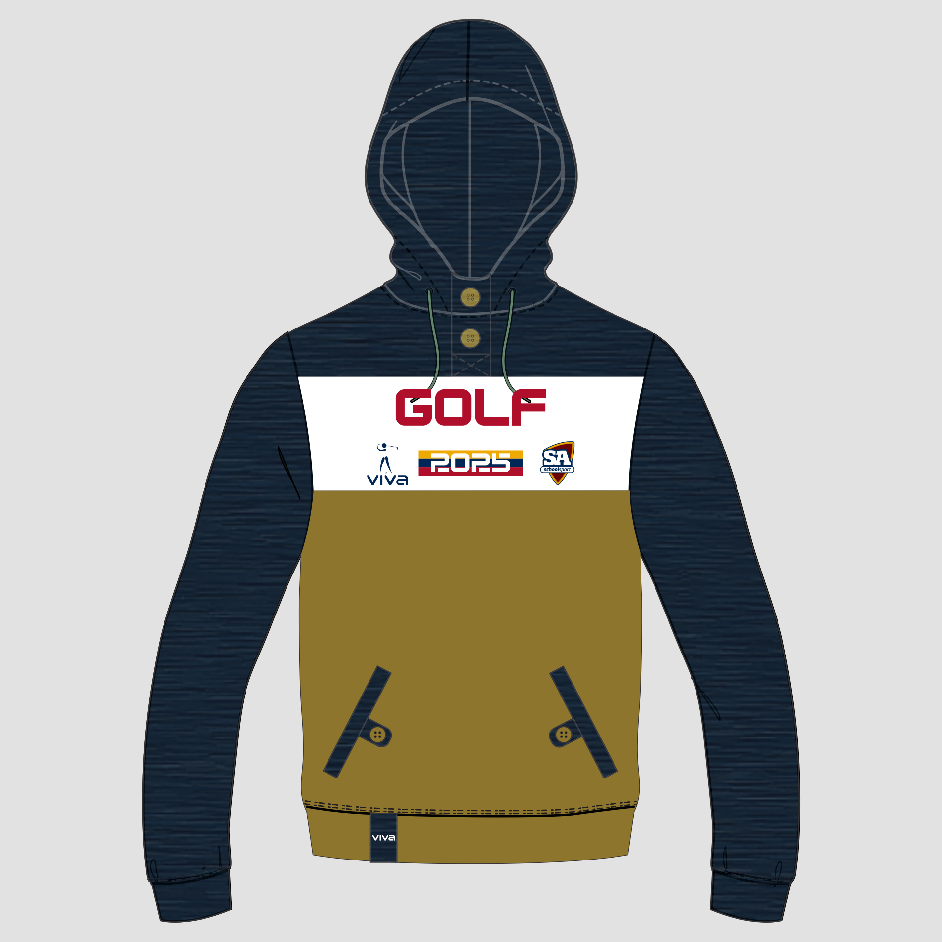 SSSA GOLF EVENT HOODIE BEIGE
