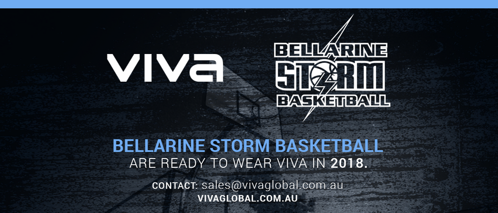 Bellarine Storm Basketball are ready to wear VIVA in 2018.
