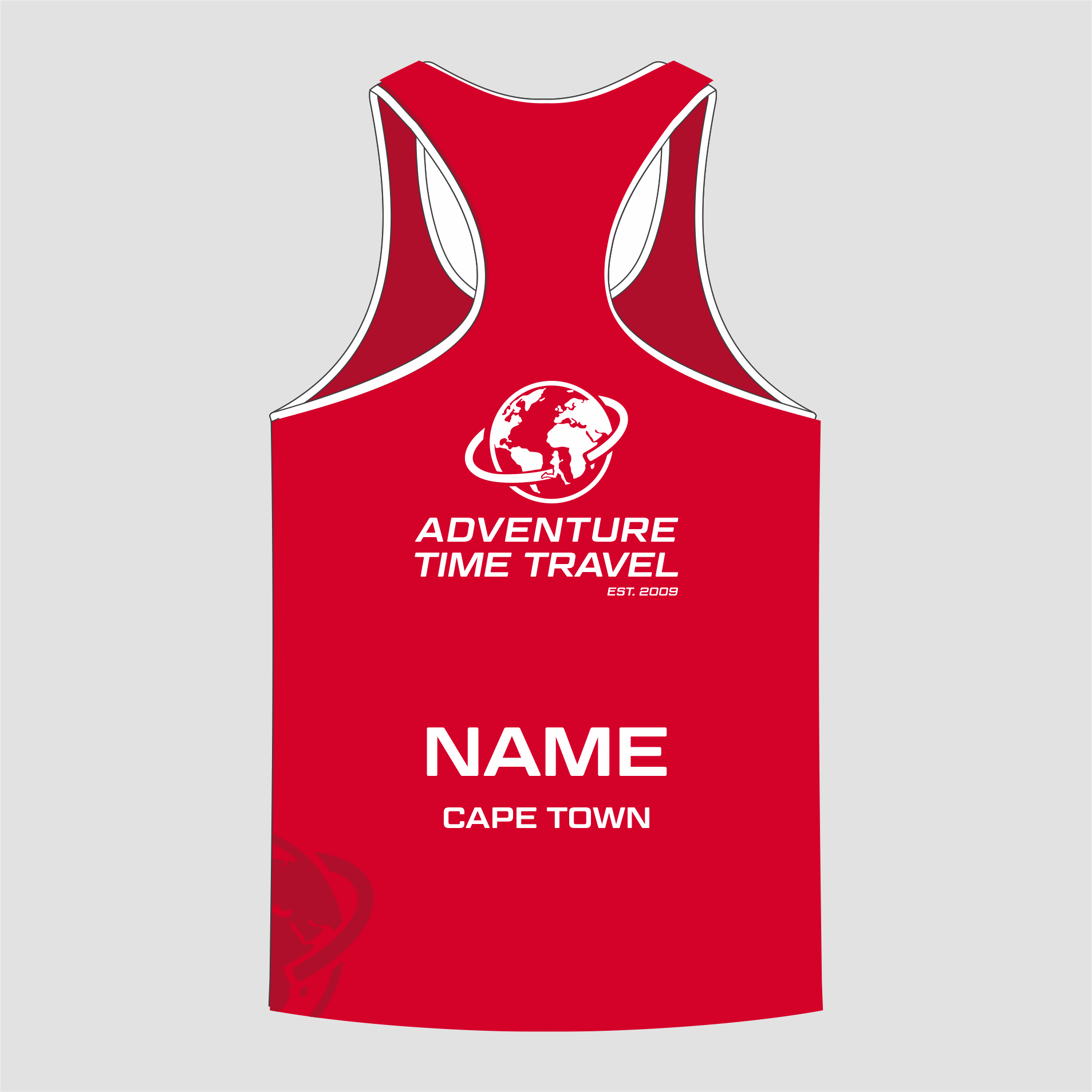 CAPE TOWN  Runner ATT Singlet - Only one included in package for Runner