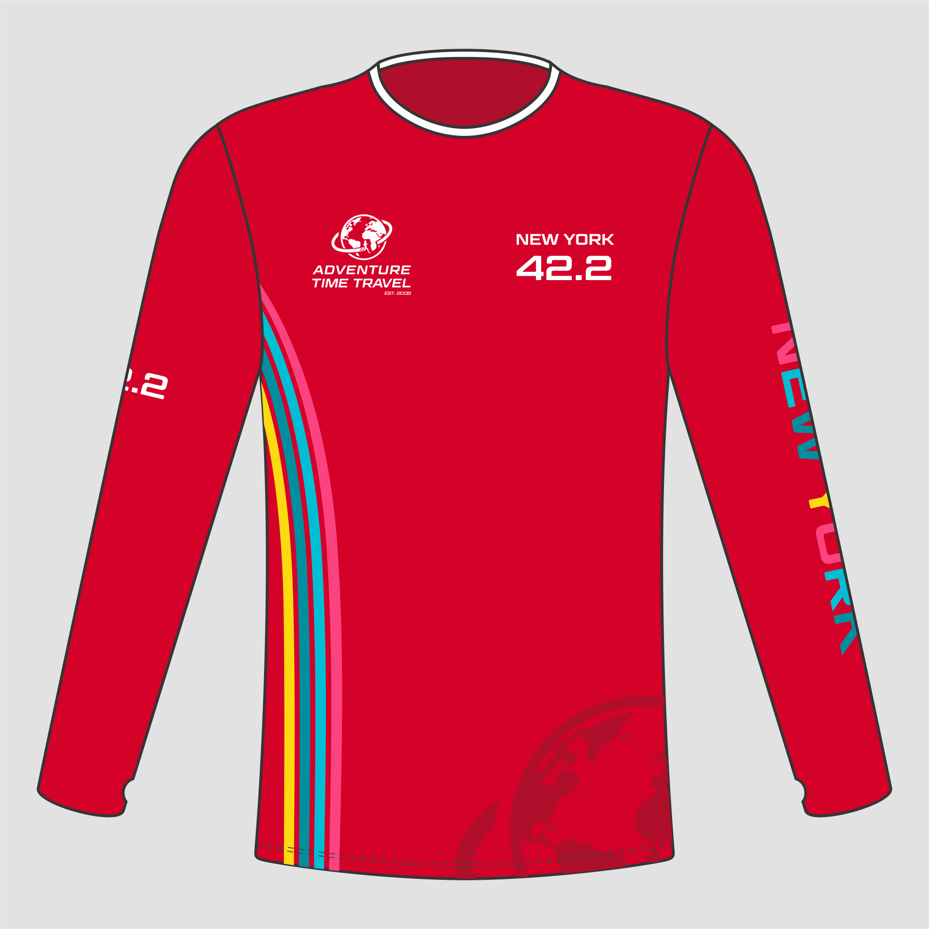 New York Runner  ATT Tee  Long sleeve  - Only one included in package for Runners