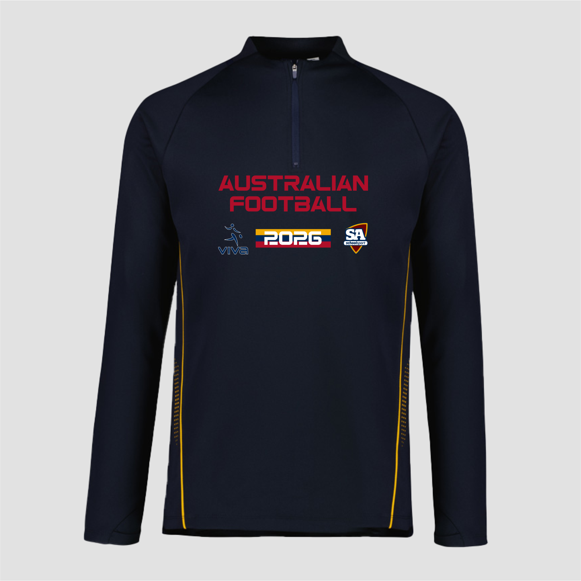 SSSA AUSTRALIAN FOOTBALL (FOOTY) EVENT QTR ZIP JACKET ADULTS
