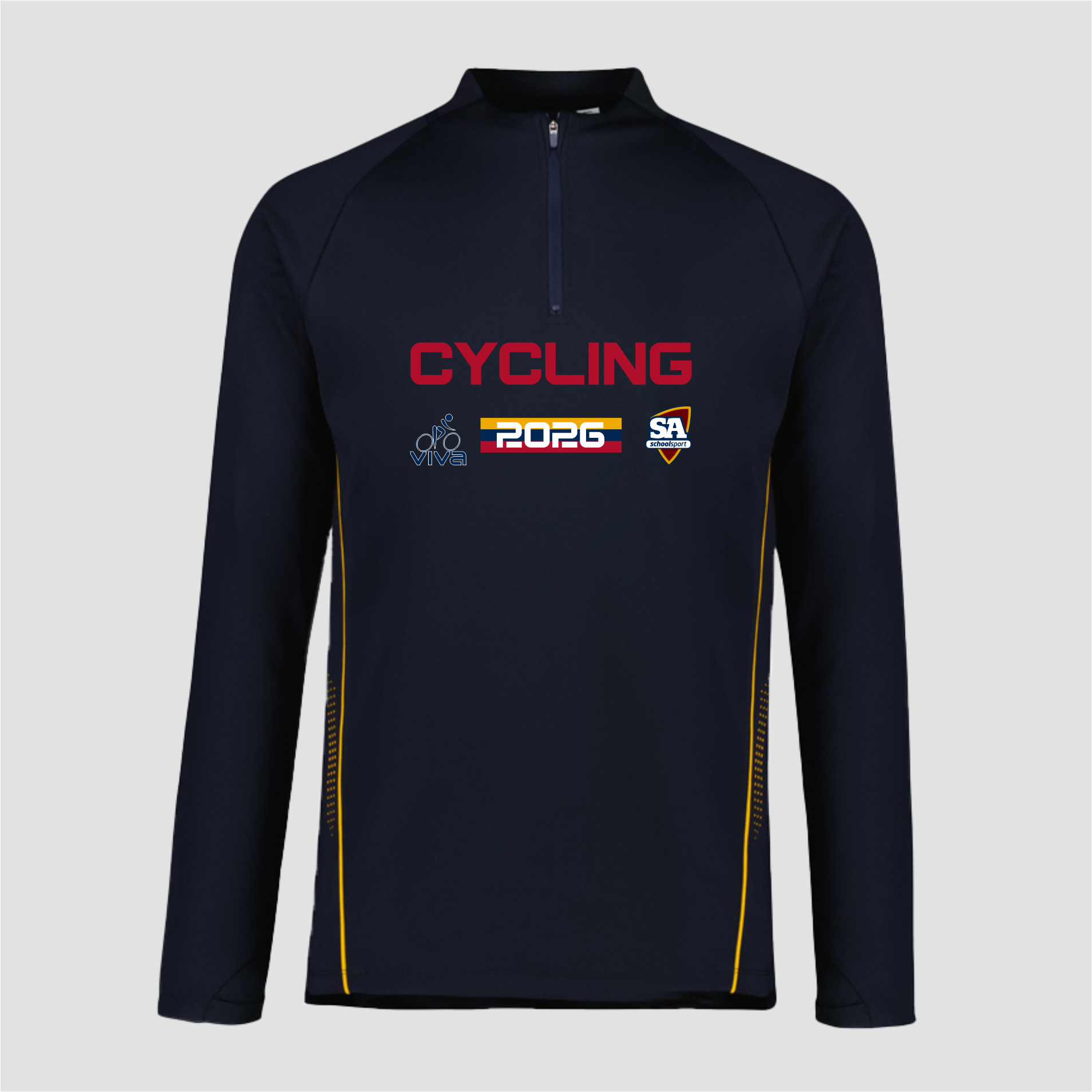 SSSA CYCLING EVENT QTR ZIP JACKET ADULTS